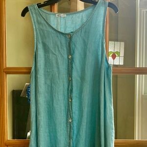 Pure Linen Sun Dress - Made in Italy